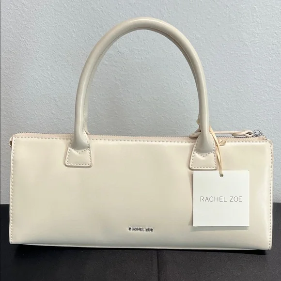 Rachel Zoe | Ivory Shoulder Bag w/ Boot Scarf - Picture 7 of 14